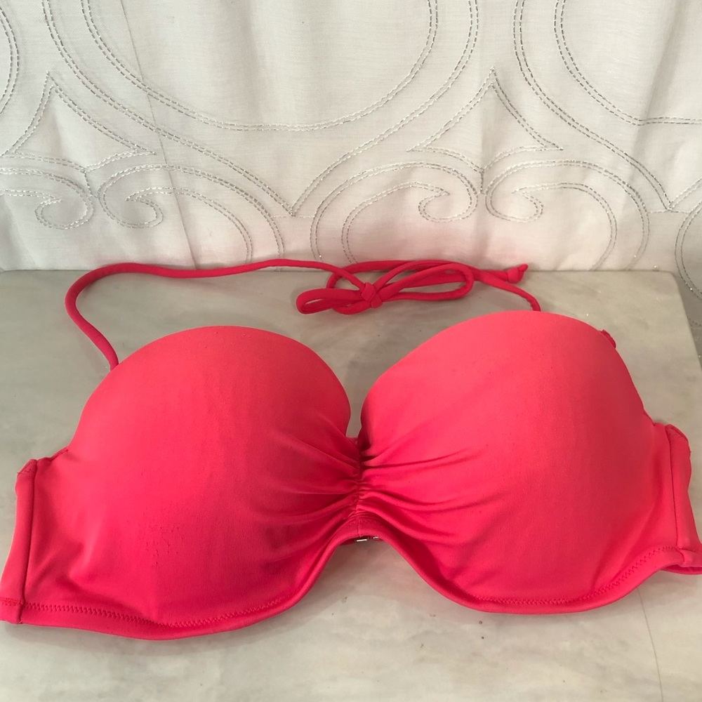 Victoria secret bomb shell bathing suit.